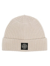 Load image into Gallery viewer, Stone Island Wool Beanie In Stucco
