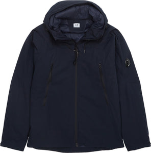 Cp Company Padded Pro-Tek Hooded Jacket in Navy