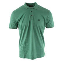 Load image into Gallery viewer, Cp Company 100% Mercerized Cotton Short Sleeve Regular Fit Polo Shirt In Frosty Green (Pre-Order: Due Approx. 28th Feb
