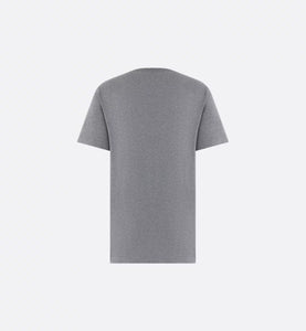 Dior Slim Fit Icons Short Sleeve  T-Shirt In Grey