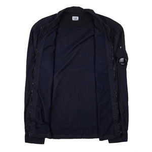 Cp Company Taylon L Chrome Lens Full Zip Shirt Navy