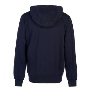 Cp Company Hooded Light Fleece Lens Full Zip In Navy