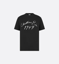 Load image into Gallery viewer, Dior 1947 Handwritten Relaxed Fit T-Shirt In Black
