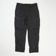 Load image into Gallery viewer, Cp Company Flatt Nylon Loose Fit Nylon Crago Pants In Black
