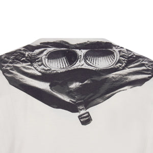 Cp Company 30/1 Jersey Goggle Logo T-Shirt in White