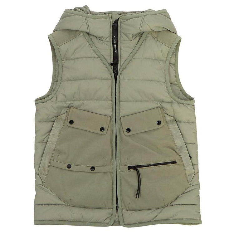 Cp company hooded gilet sale