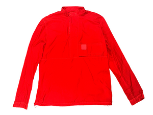 Cp Company Metropolis Series Taylon L 1/4 Zip Overshirt in Fiery Red
