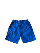 Load image into Gallery viewer, Cp Company Flatt Nylon Embroidered Logo Swim Shorts in Blue Quartz
