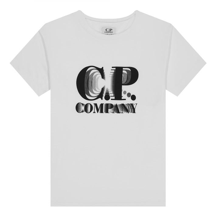 Cp Company Graphic Logo T-Shirt 065 In White