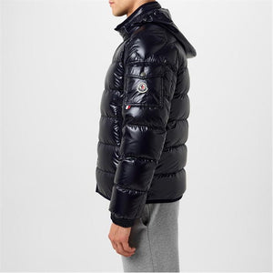 Moncler Gourette Down Jacket In Navy