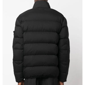 Stone Island Seamless Tunnel Nylon Down-Tc Coat in Black