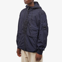 Load image into Gallery viewer, Cp Company Chrome-R Hooded Overshirt Navy
