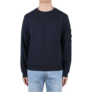 Cp Company Resist Dyed Lens Sweatshirt In Navy (Pre-Order: Due Approx. 28th Feb)