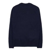 Load image into Gallery viewer, Cp Company Lambswool Lens Knit Sweatshirt In Navy
