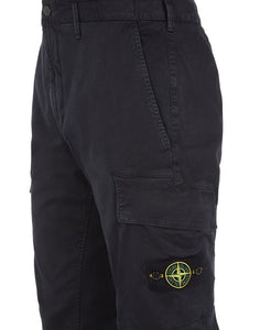 Stone Island Skinny Fit Cargo Pants Navy