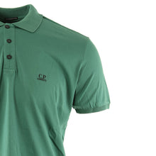 Load image into Gallery viewer, Cp Company 100% Mercerized Cotton Short Sleeve Regular Fit Polo Shirt In Frosty Green (Pre-Order: Due Approx. 28th Feb
