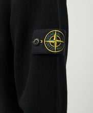 Load image into Gallery viewer, Stone Island Knit Full Zip Fleece In Black
