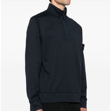 Load image into Gallery viewer, Stone Island Ghost High Neck Sweatshirt In Navy
