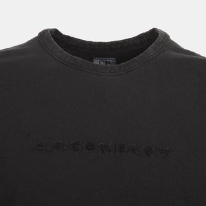 Cp Company Embroidered Logo T-Shirt 260A Black