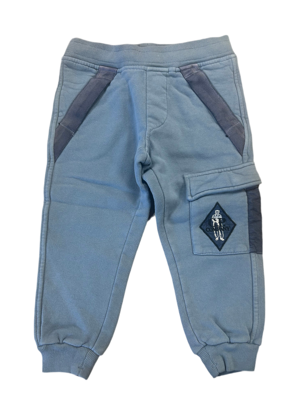 Cp Company Junior Sailor Logo Jogging Bottoms in Infinity Blue