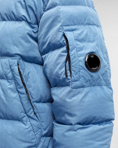 Cp Company Chrome R Padded Down Jacket in Riviera Blue