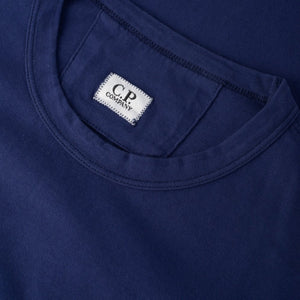 Cp Company Pocket Logo T-Shirt 315A Medieval Blue