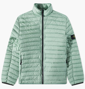 Stone Island Loom Woven Chambers R-Nylon Down Tc Packable Jacket In Light Green