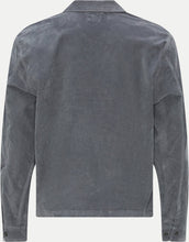 Load image into Gallery viewer, Cp Company Velluto Heavy Lens Shirt in Excalibur Grey
