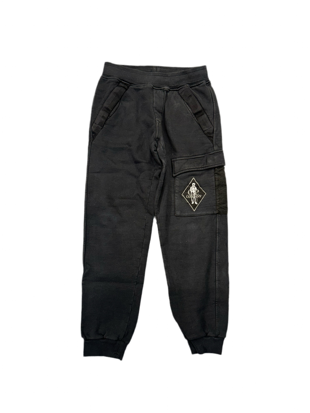 Cp Company Junior Sailor Logo Jogging Bottoms Black