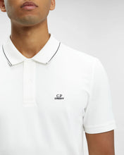 Load image into Gallery viewer, Cp Company Stretch Piquet Slim Fit Polo Shirt in White (Pre-Order: Due Approx. 28th Feb)
