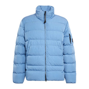 Cp Company Chrome R Padded Down Jacket in Riviera Blue