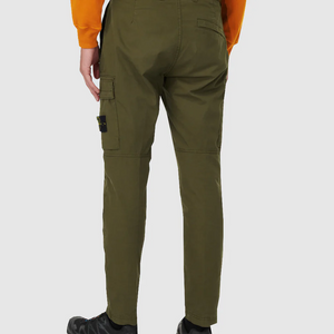 Stone Island Skinny Fit Cargo Pants Olive