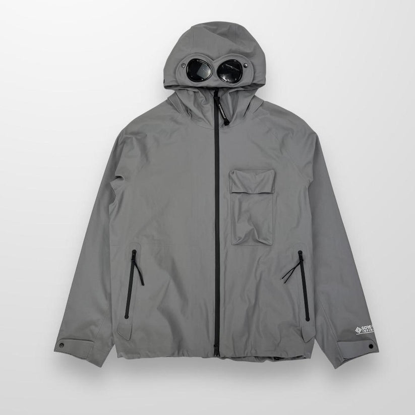 Cp Company Gore-Tex Infinium Goggle Jacket In Griffin Grey