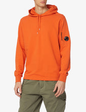 Load image into Gallery viewer, Cp Company Light Fleece Lens Overhead Hoodie In Harvest Pumpkin (Pre-Order: Due Approx. 28th Feb)
