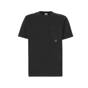 Cp Company Old Dyed Pocket Tshirt in Black