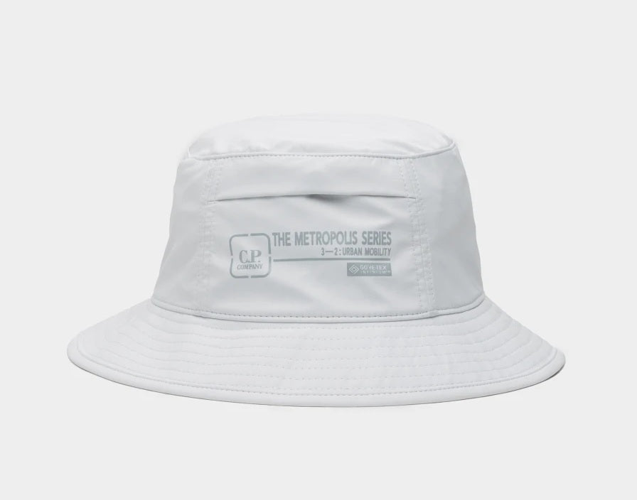 Cp Company Metropolis Series Goretex Bucket Hat White (Pre-Order: Due Approx. 28th Feb)