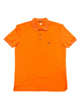 Load image into Gallery viewer, Cp Company 100% Mercerized Cotton Short Sleeve Regular Fit Polo Shirt 255A In Harvest Pumpkin
