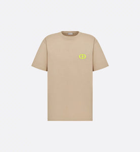 Dior Relaxed Fit T-Shirt In Beige