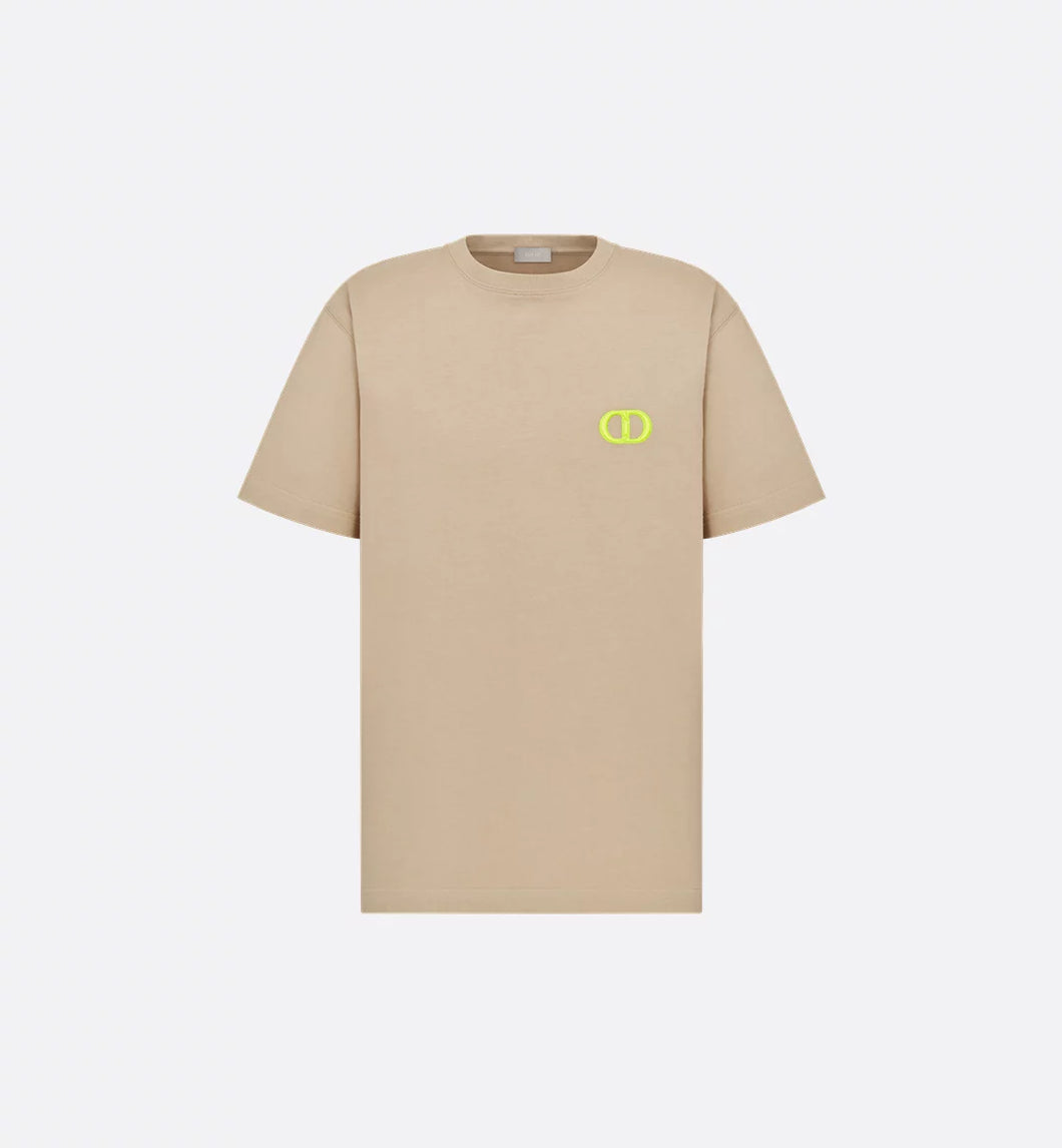 Dior Relaxed Fit T-Shirt In Beige