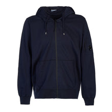 Load image into Gallery viewer, Cp Company Hooded Light Fleece Lens Full Zip In Navy
