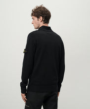 Load image into Gallery viewer, Stone Island Knit Full Zip Fleece In Black
