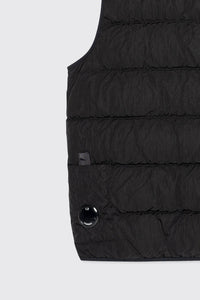 Cp Company Chrome-R Down Lens Gilet in Black