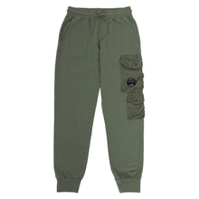 Load image into Gallery viewer, Cp Company Junior Mixed Lens Jogging Bottoms in Bronze Green
