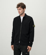 Load image into Gallery viewer, Stone Island Knit Full Zip Fleece In Black
