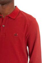 Load image into Gallery viewer, Cp Company Slim Fit Long Sleeve Stretch Piquet Polo Shirt in Red (Pre-Order: Due Approx. 28th Feb)
