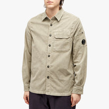 Load image into Gallery viewer, Cp Company Corduroy Button Up Shirt in Silver Sage
