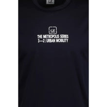 Load image into Gallery viewer, Cp Company Metropolis Graphic Logo T-Shirt In Navy
