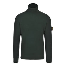 Load image into Gallery viewer, Stone Island Turtle Neck Ribbed Wool Sweatshirt Khaki
