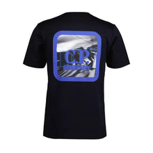 Load image into Gallery viewer, Cp Company Metropolis Graphic Logo T-Shirt In Navy
