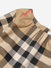 Load image into Gallery viewer, Burberry Junior Long Sleeve Adrianna Check Dress In Beige
